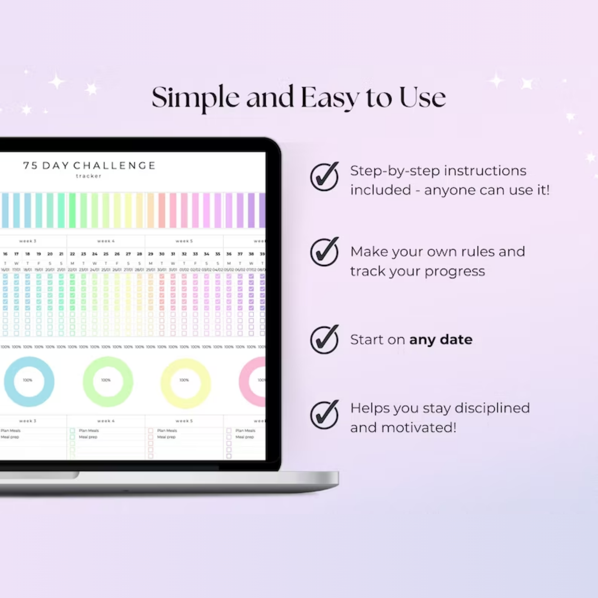 Achieve Your Goals: The Ultimate 75 Soft Challenge Tracker