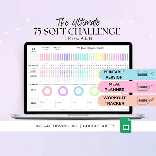 Achieve Your Goals: The Ultimate 75 Soft Challenge Tracker